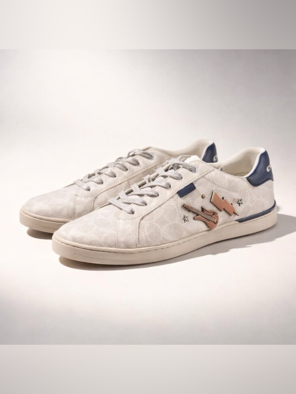 Coach Lowline Signature Low Top Chalk Cobalt 11D (M)